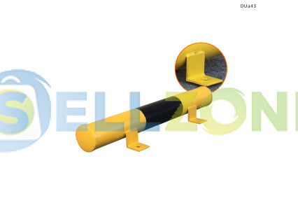 Μεταλλικό στοπ στάθμευσης 60cm μπλοκάρει τα ελαστικά του αυτοκινήτου – DUa43